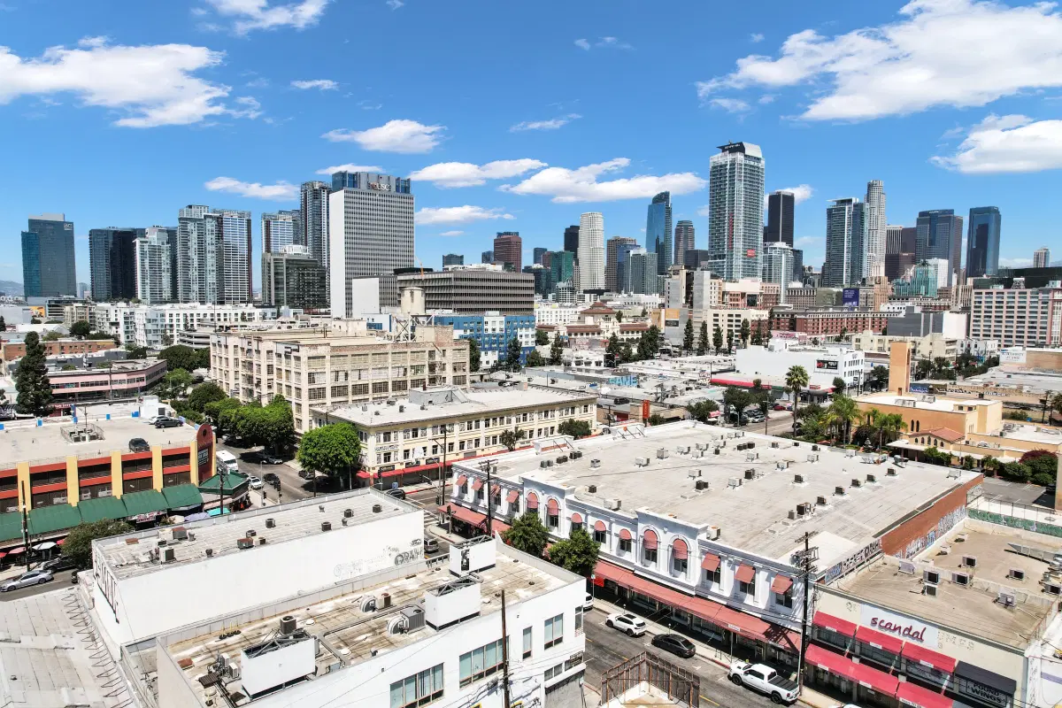 Aerial real estate photography